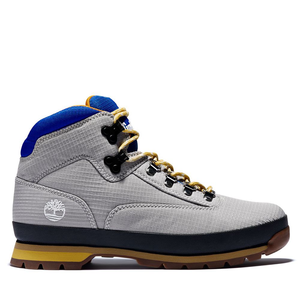 Botas de Montaña Timberland Hombre Euro Hiker Knit Mid Gris - Chile PQH-039765